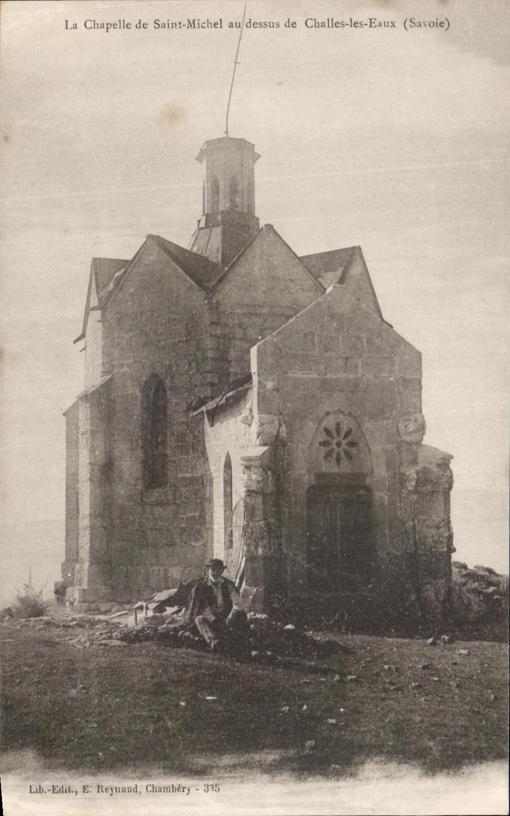 CPA La Chapelle of Michel Saint to the Top of Challes Water