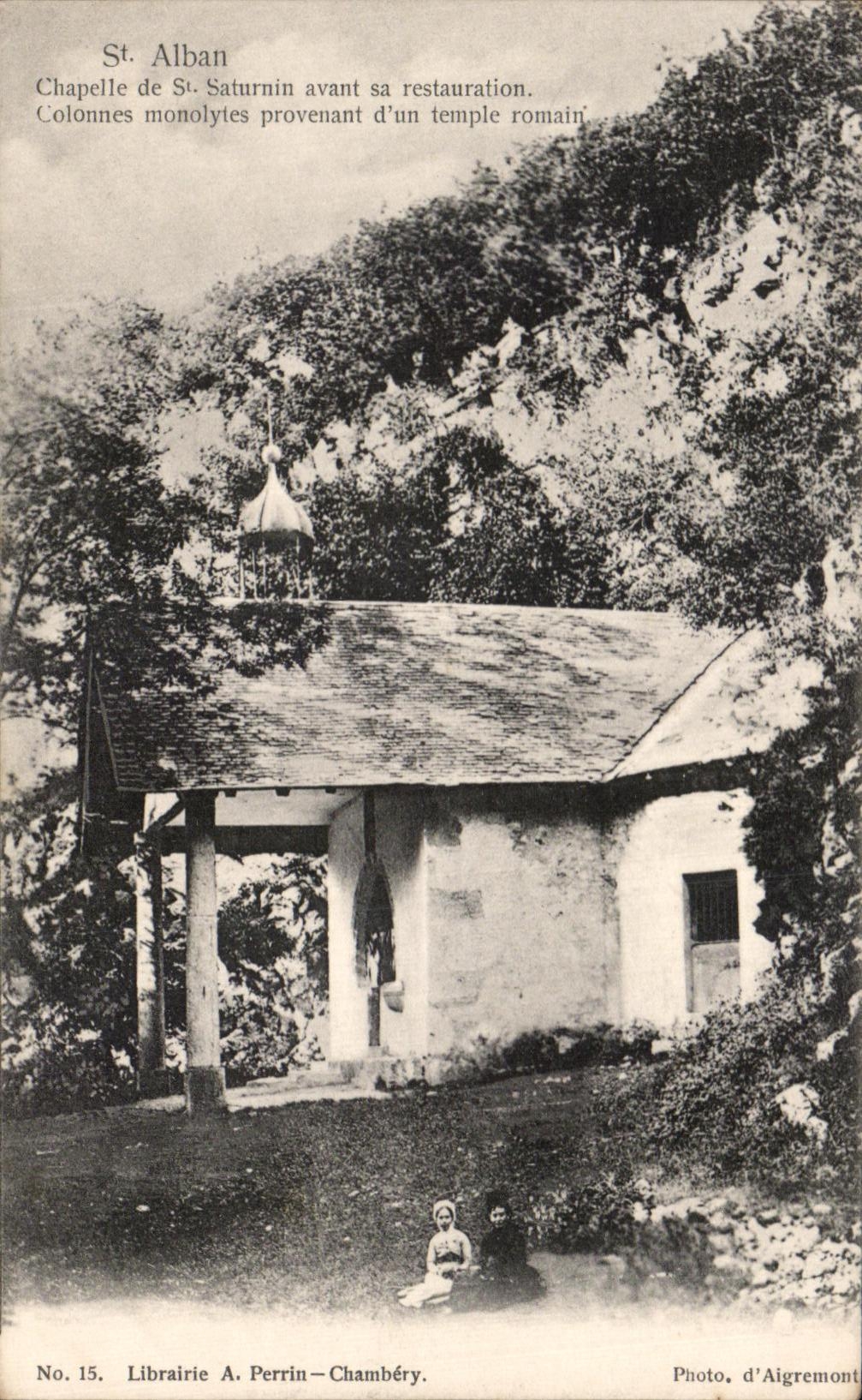 CPA St Alban Vault St Saturnin before his Restoration