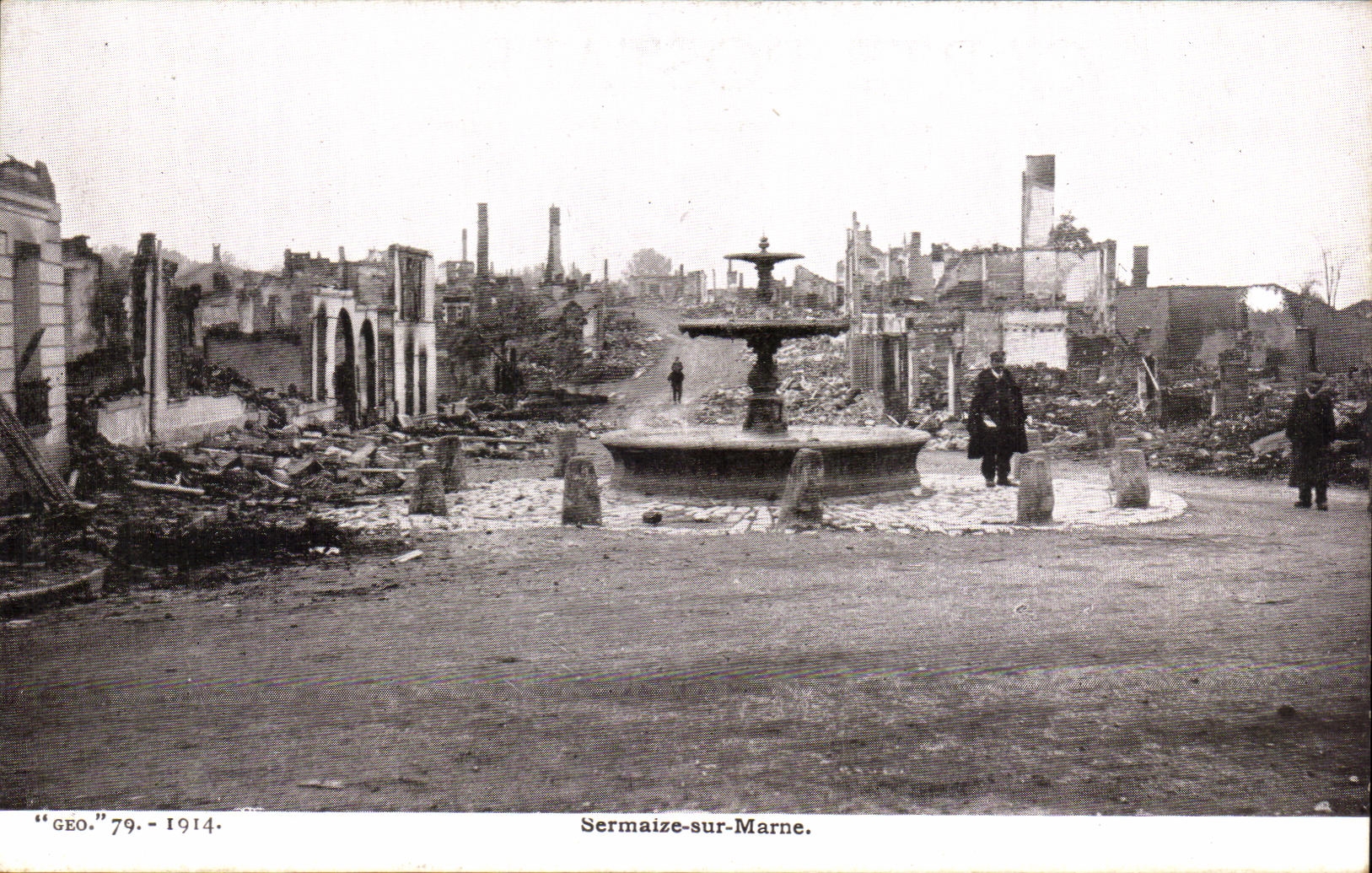 CPA Sermaize On the Militaria Marne