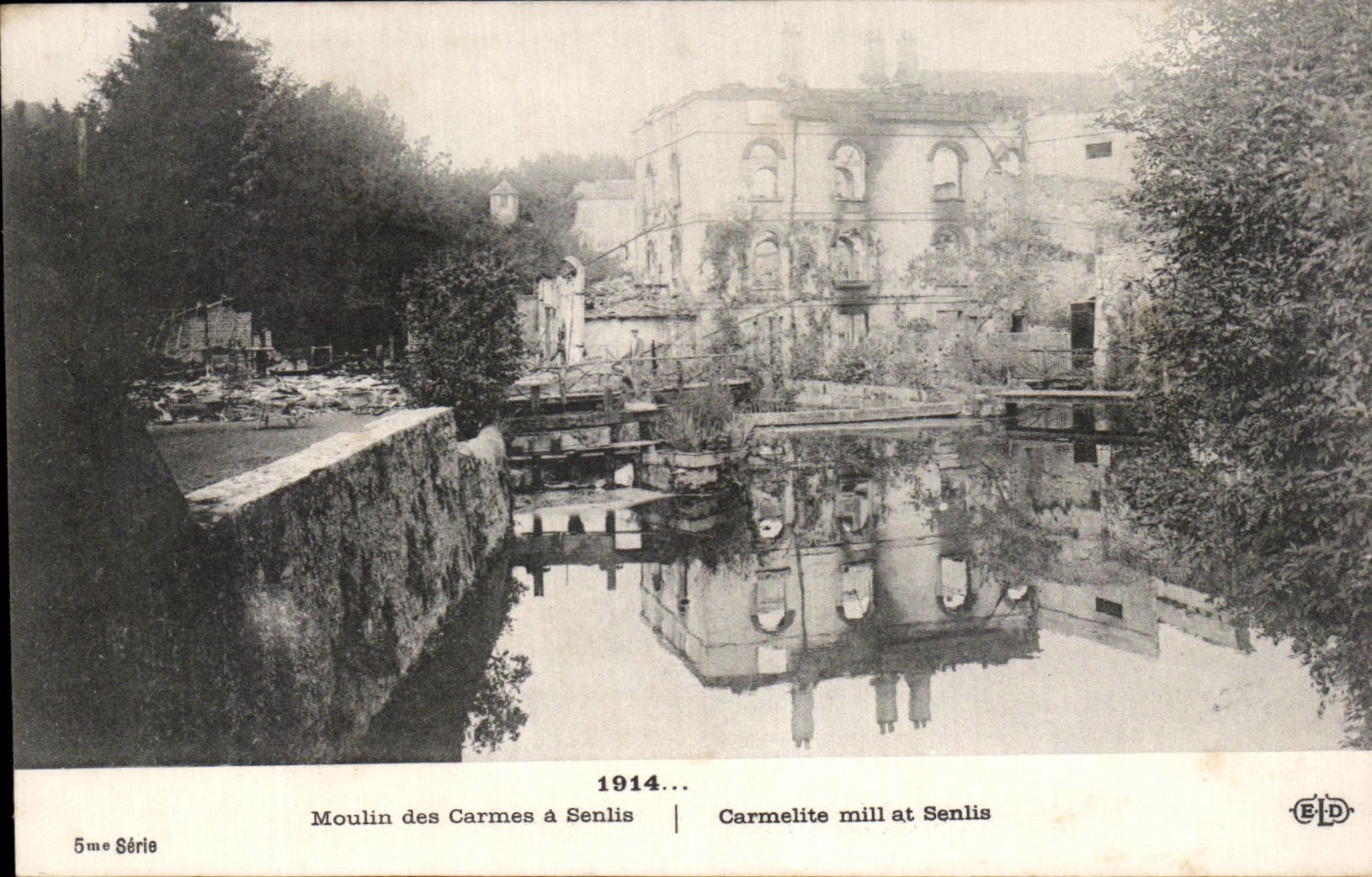 CPA Moulin Des Carmes A Senlis Militaria