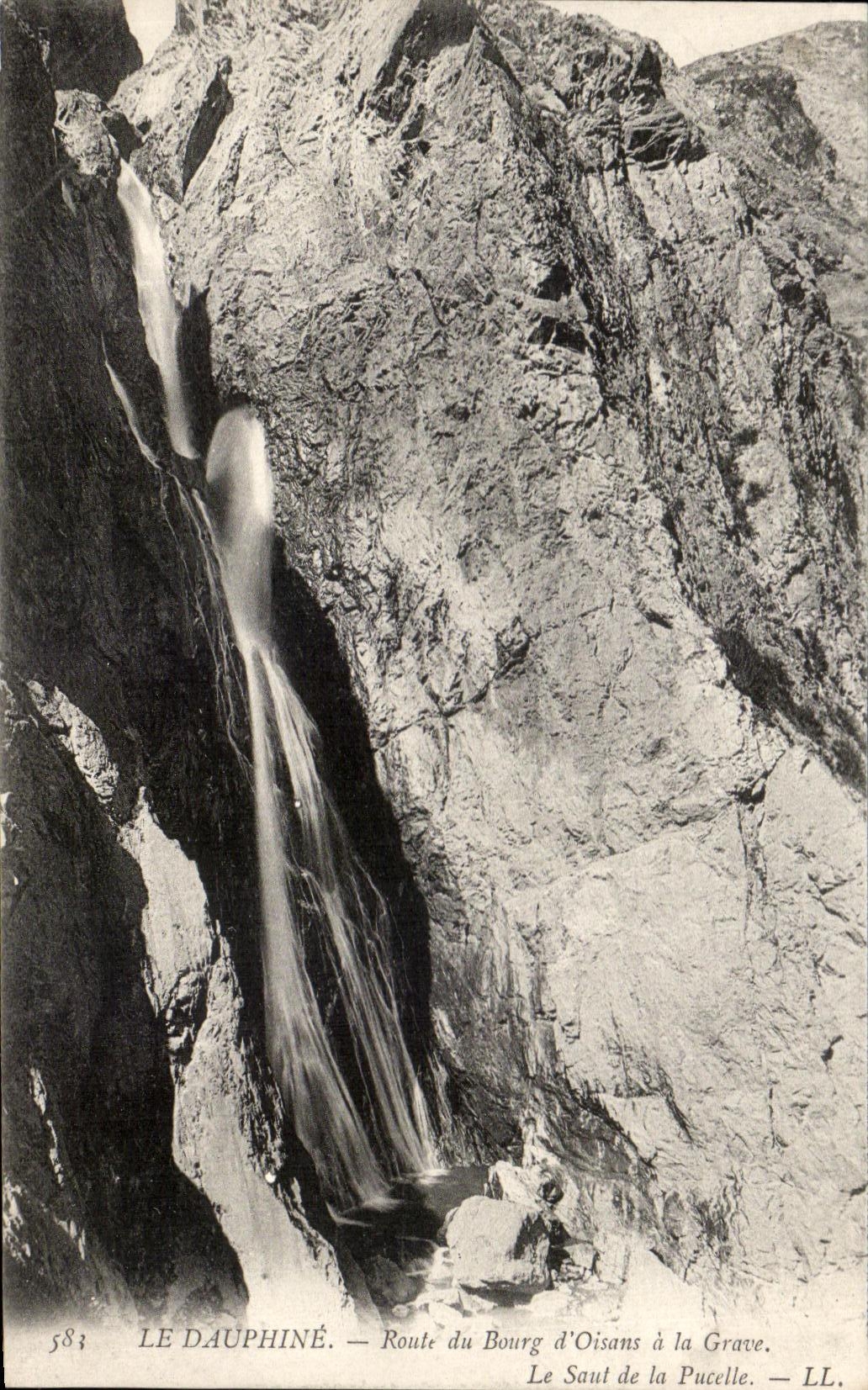 CPA the Dauphine Road Of the Borough D' Oisans To the Low register