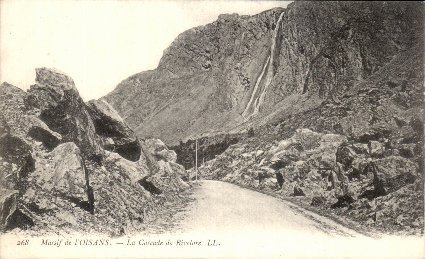 CPA Mountain Of Oisans Cascade De Rivetore