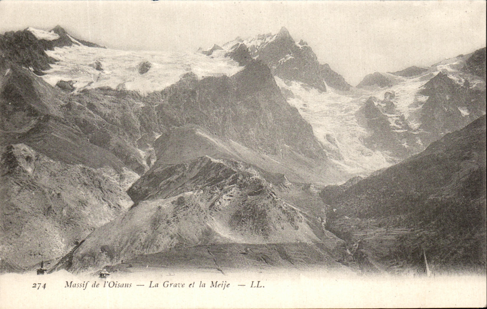 CPA Mountain of Oisans Low register and Meije