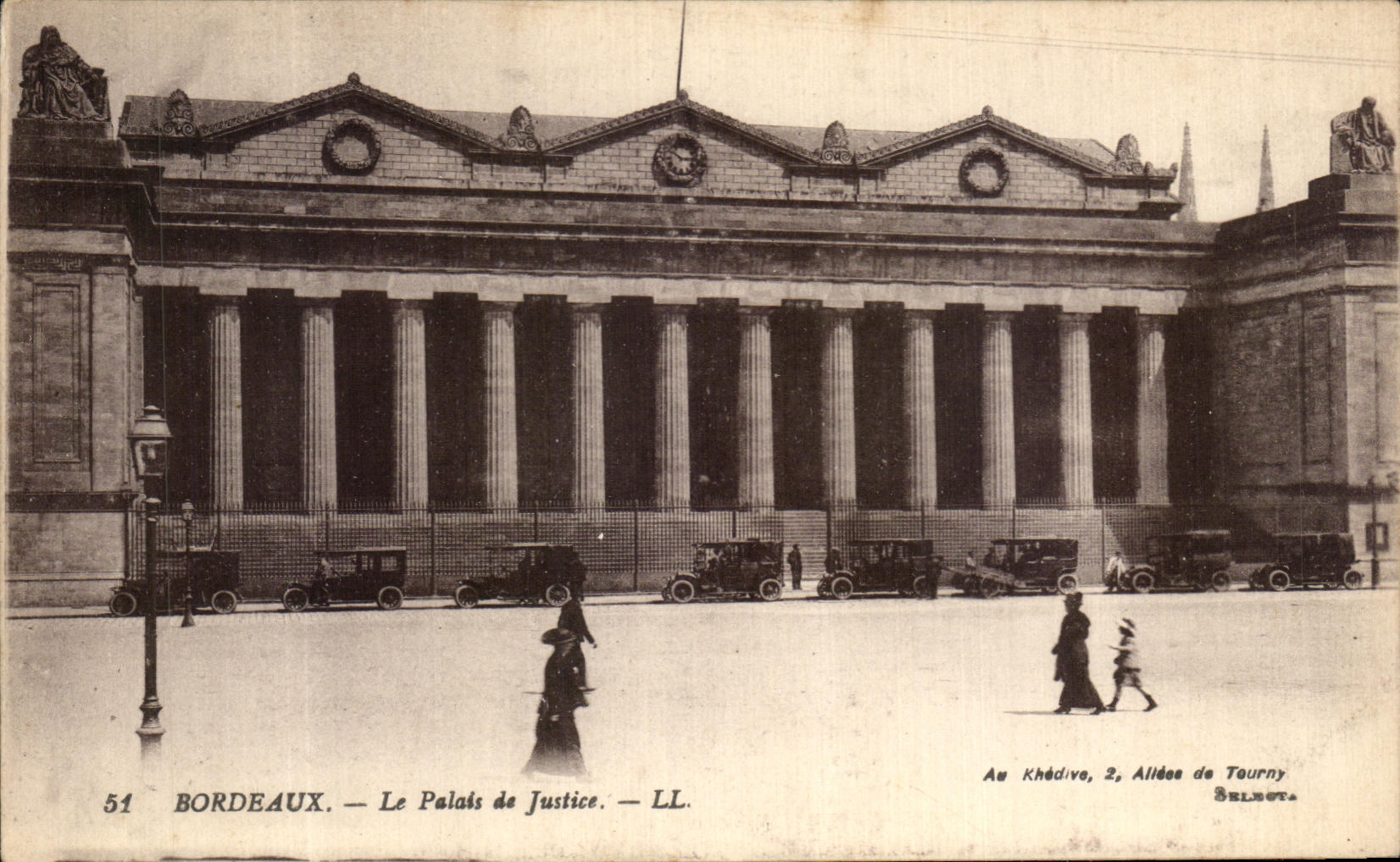 CPA Bordeaux Le Palais De Justice