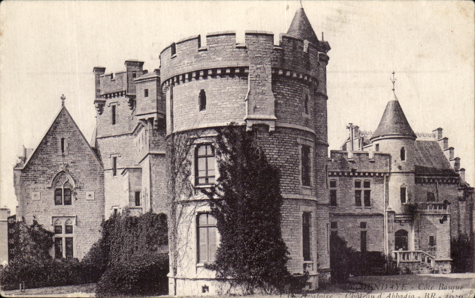 CPA Hendaye Castle of Abbadia