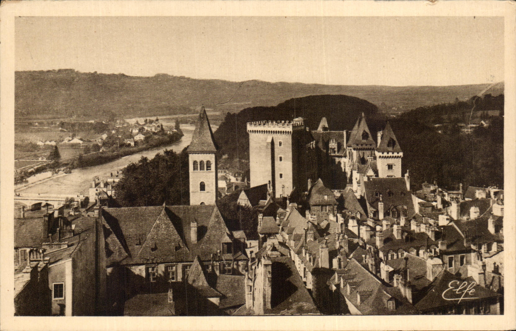 CPA Pau the Old working of the castle and the national park