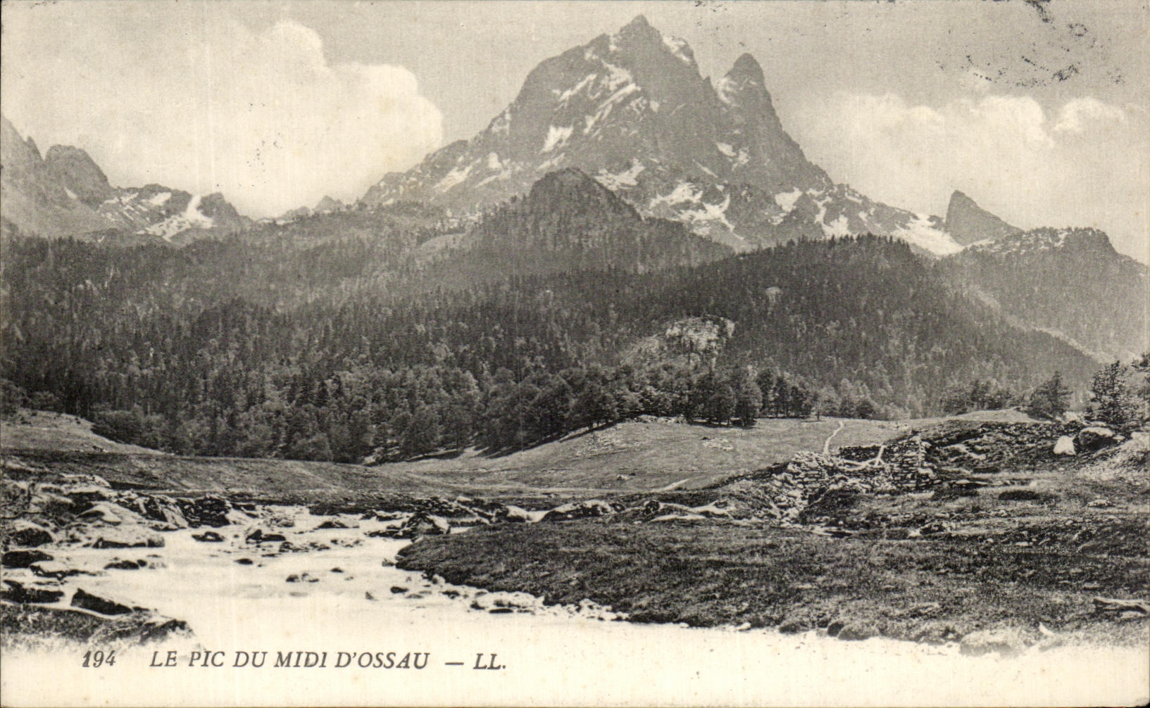 CPA the Peak Of the South D' Ossau