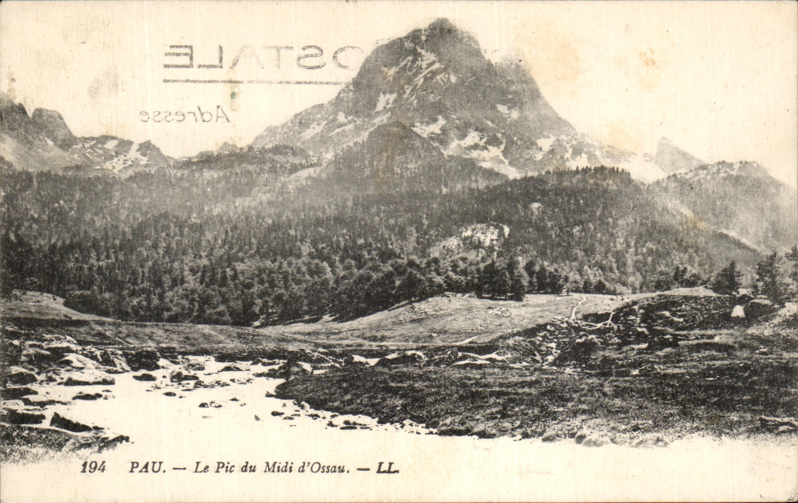 CPA Pau the Peak of the South of Ossau