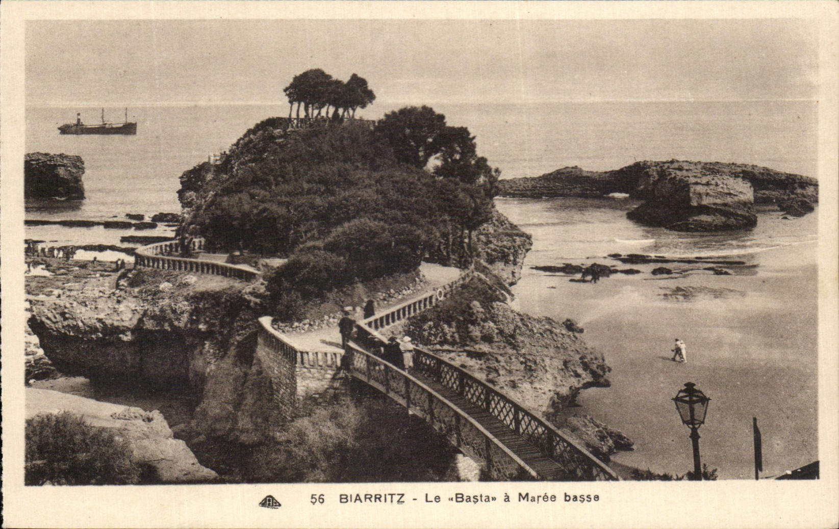 CPA Biarritz Le Basta a Maree Basse