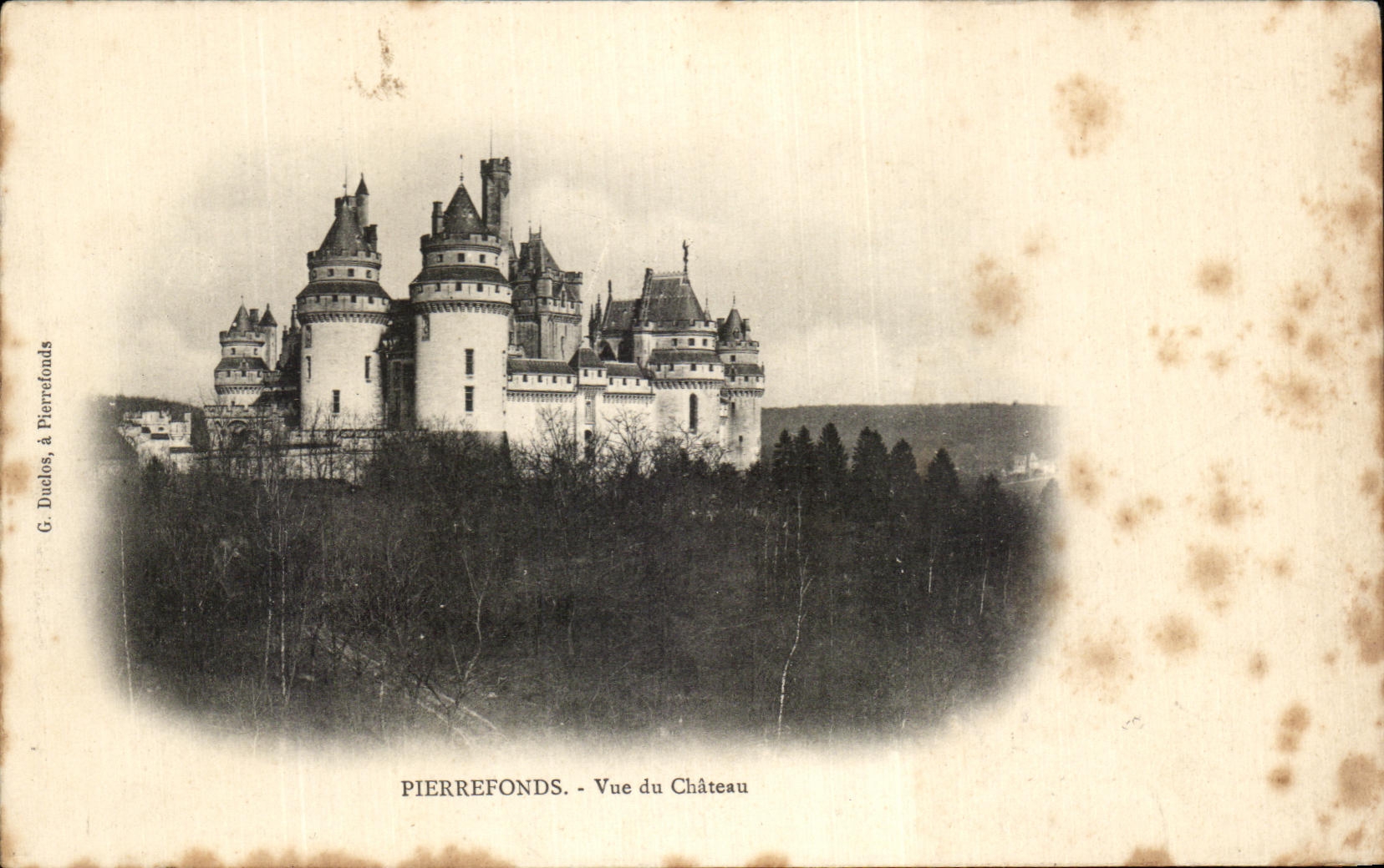 CPA Pierrefonds Vue du chateau