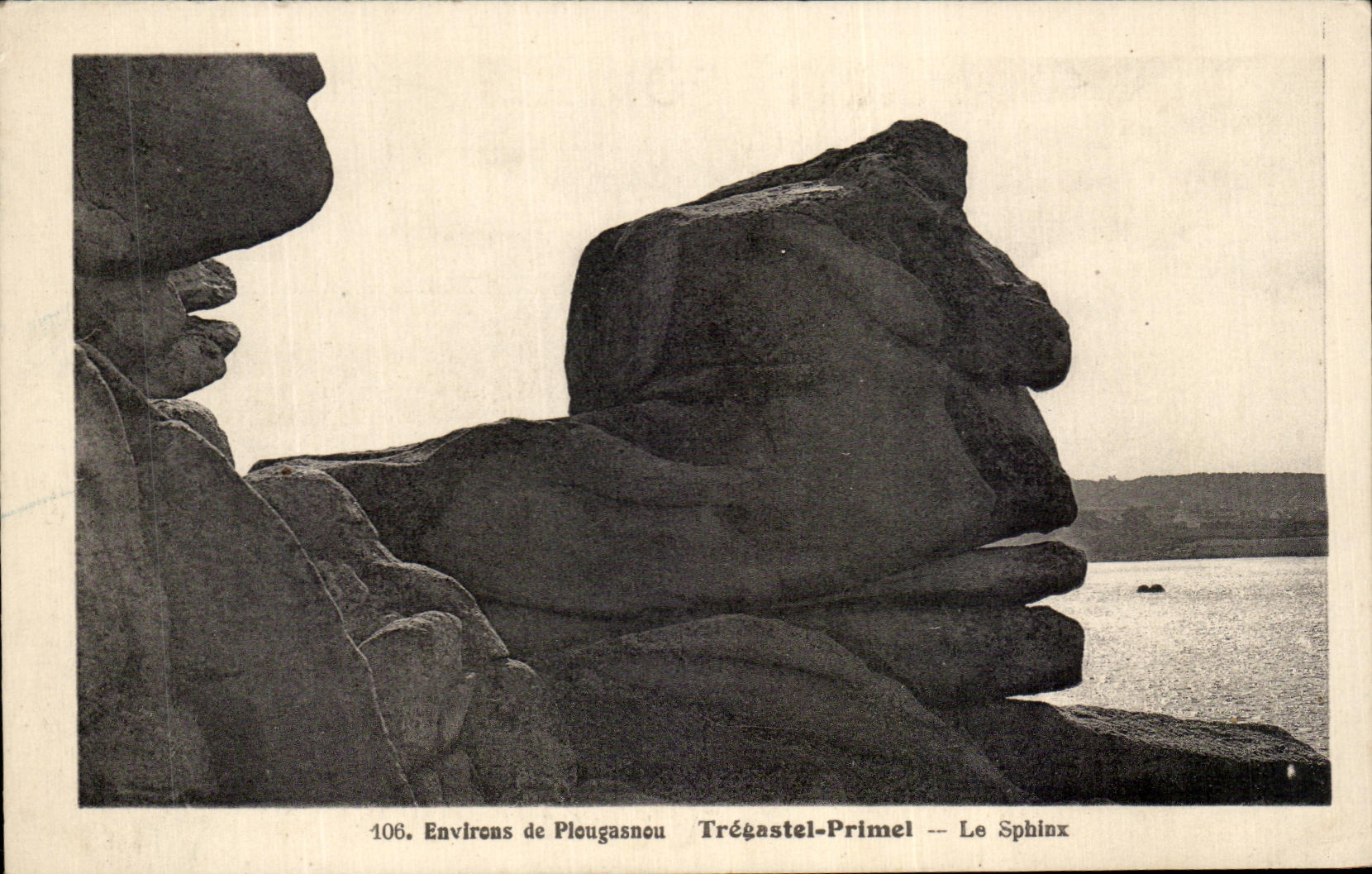 CPA Environs de Plougasnou Tregastel Primel Le Sphinx