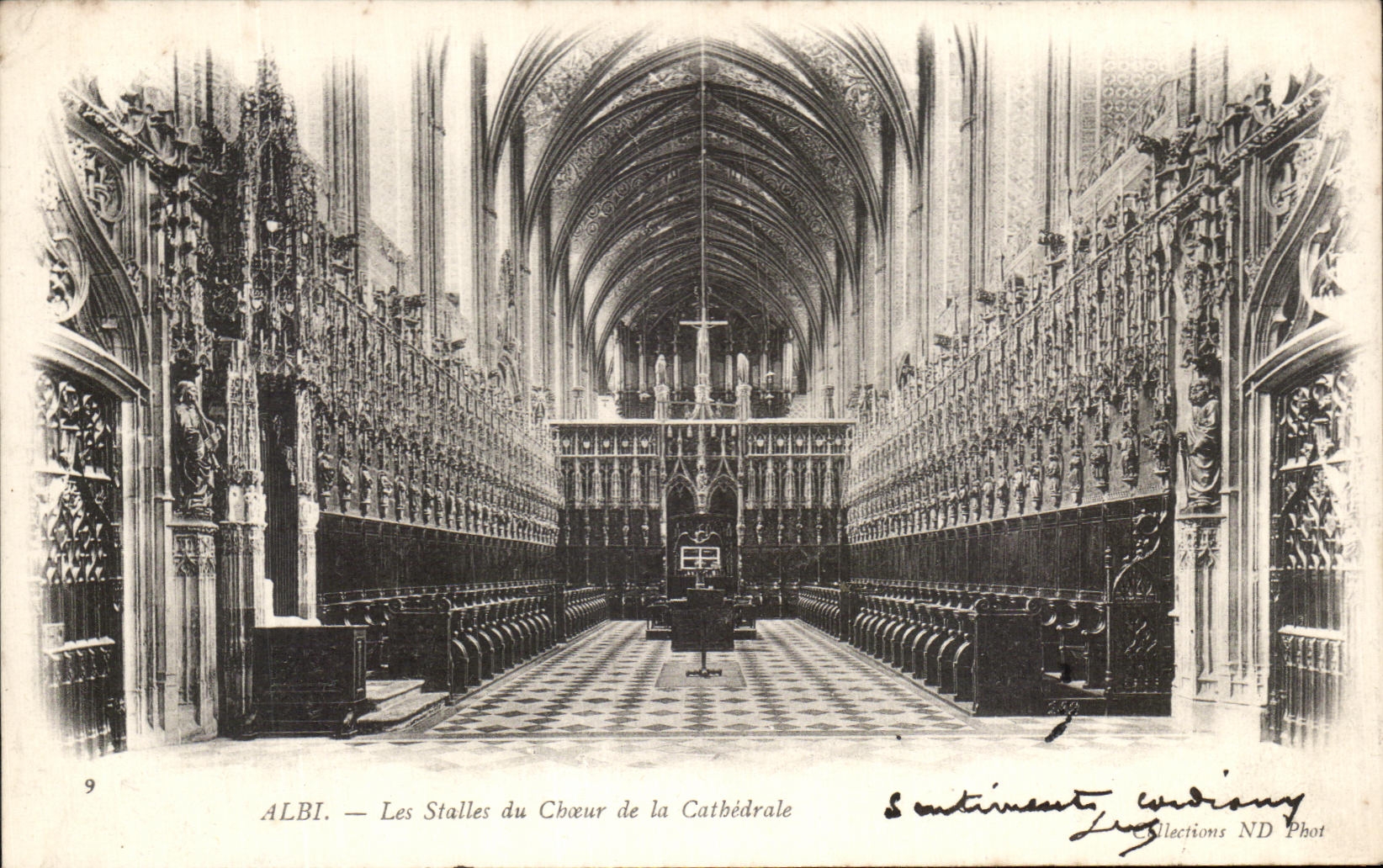 Paradas de CPA Albi del estribillo de la catedral