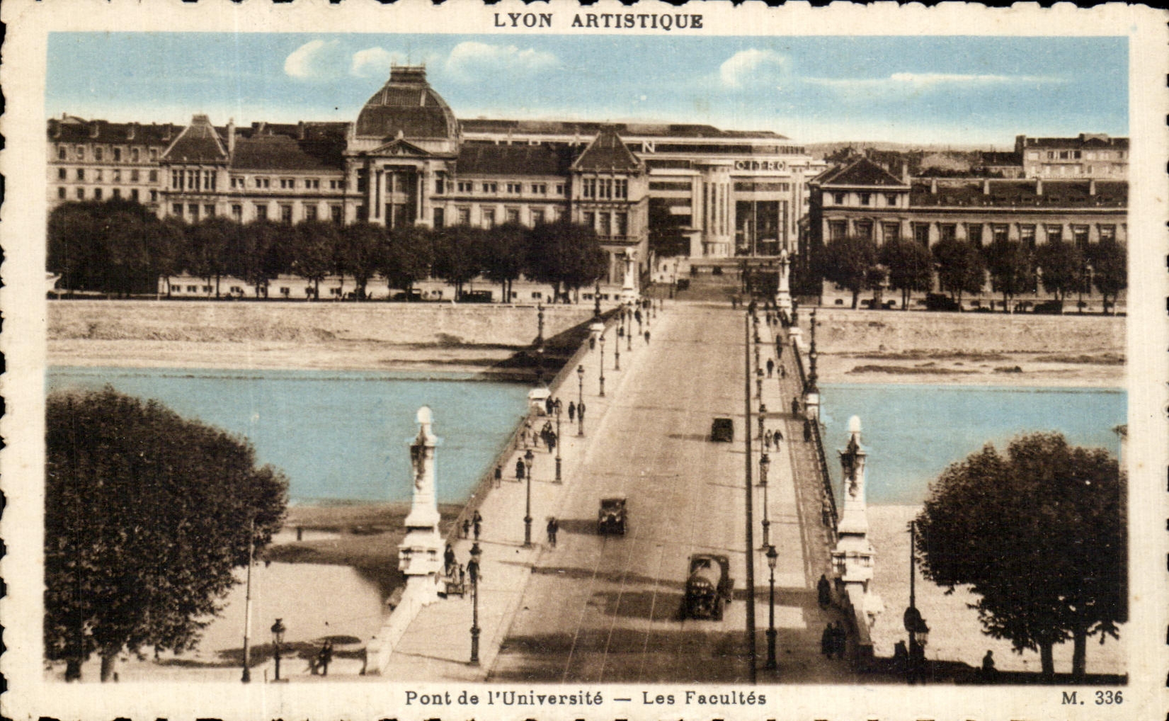 Artistic CPA Lyon Bridge of the University Faculties