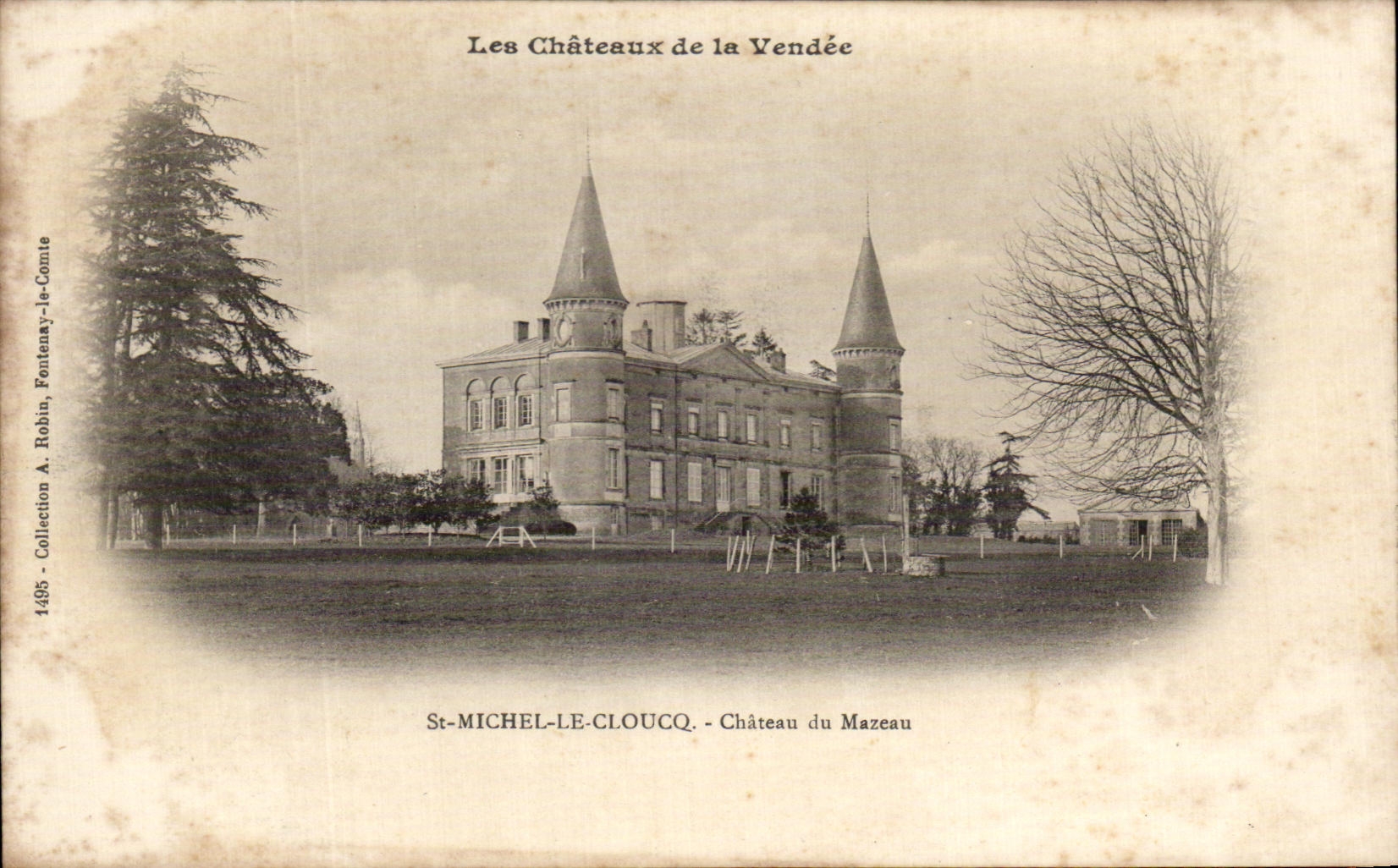 CPA St Michel Le Cloucq Chateau du Mazeau