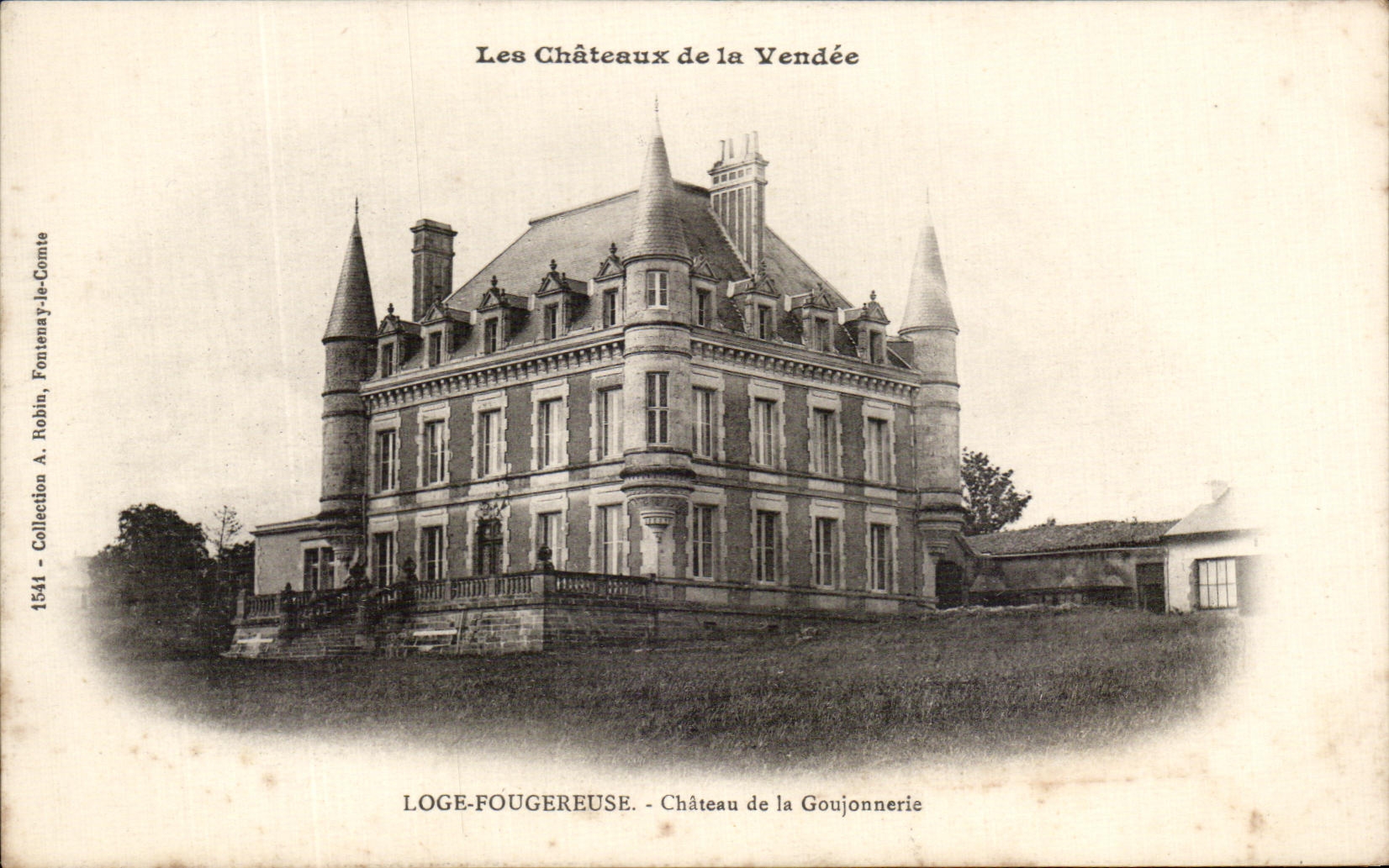 CPA Les Chateaux de la Vendee Loge Fourgereuse Chateau de la Goujonnerie