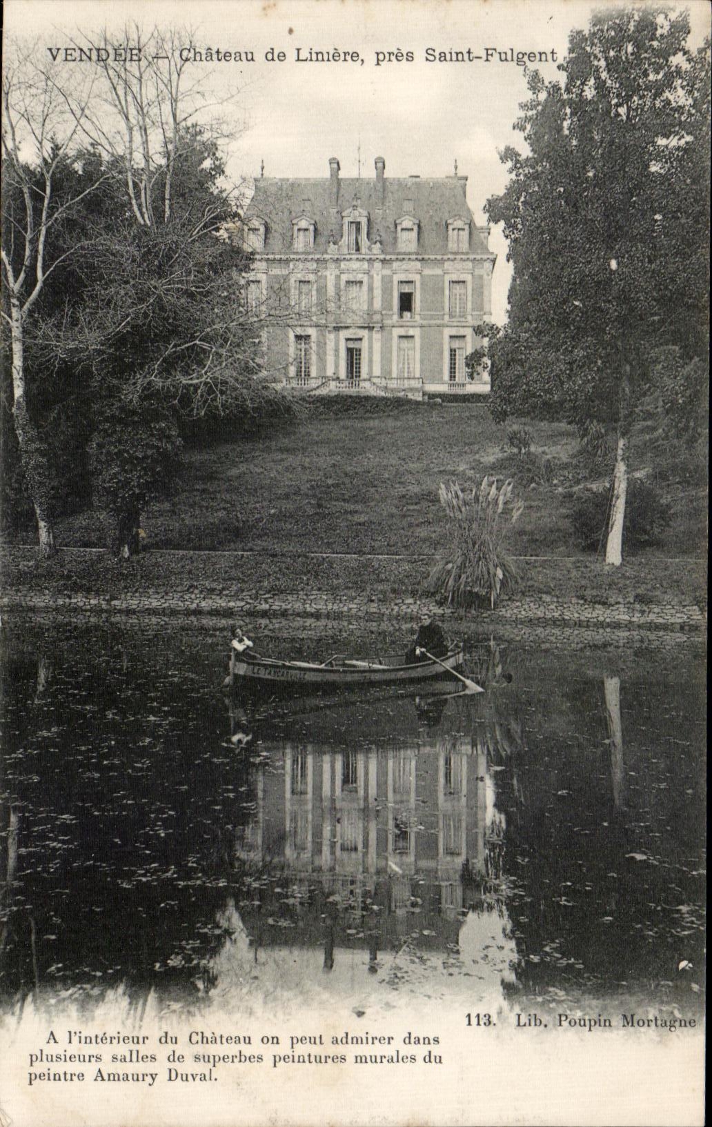 CPA Vendee Chateau de Limere Pres Saint Fulgent