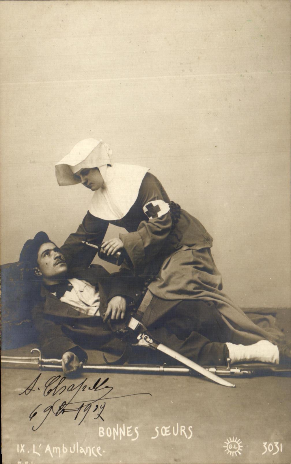 Good CPA Sisters Aumbulance Red Cross Woman