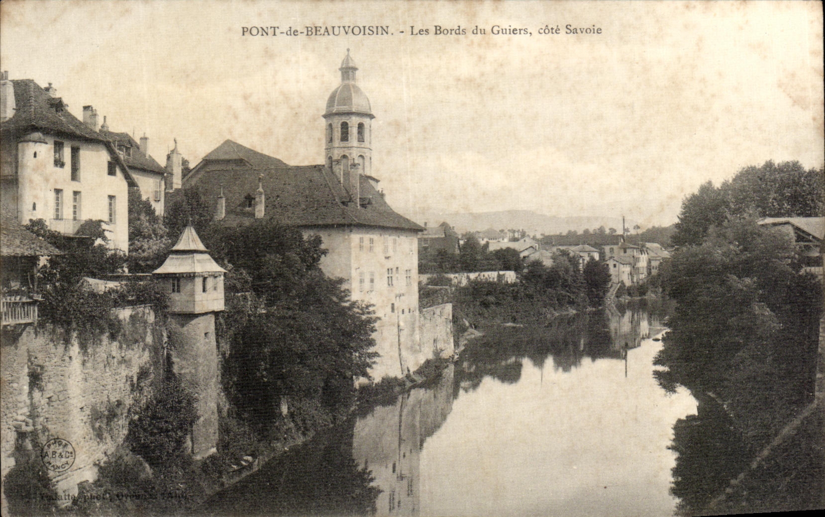 CPA Pont of Beauvoisin the Edges of Guiers dimensions Savoy