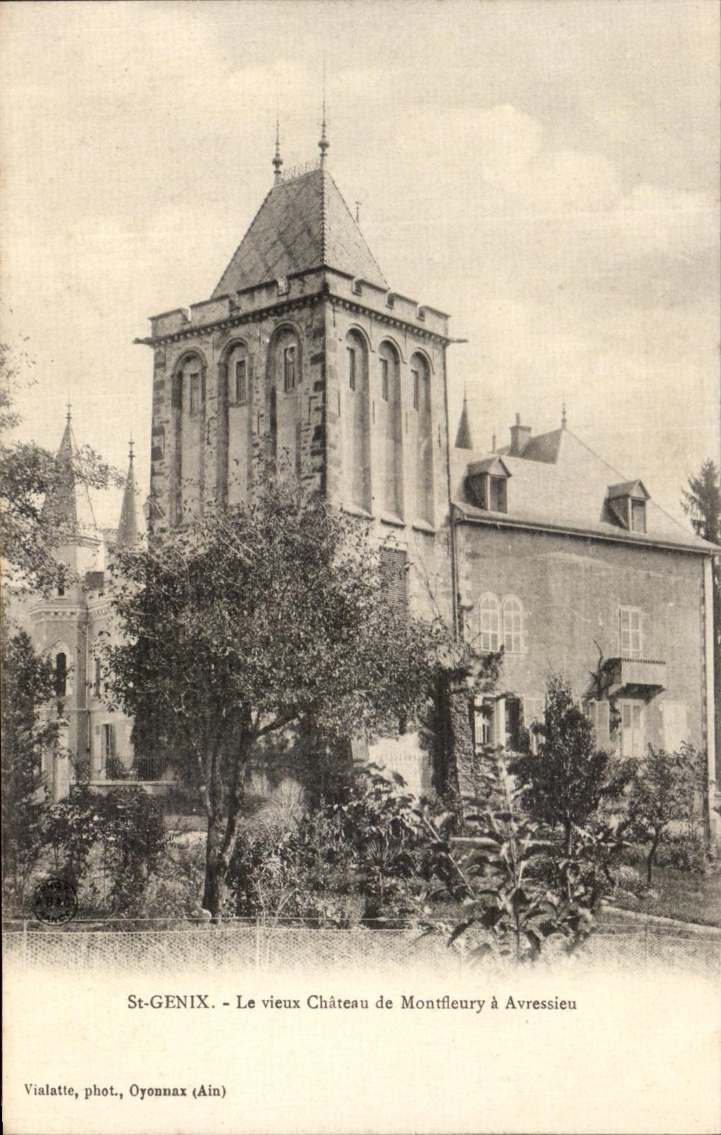 CPA St Genix the Old Castle of Montfleury has Avressieu