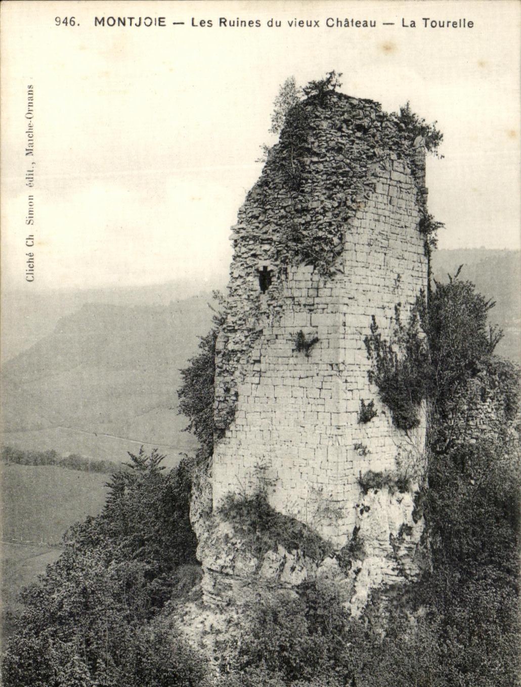 CPA Montjoie Ruins of the Old Castle the Turret
