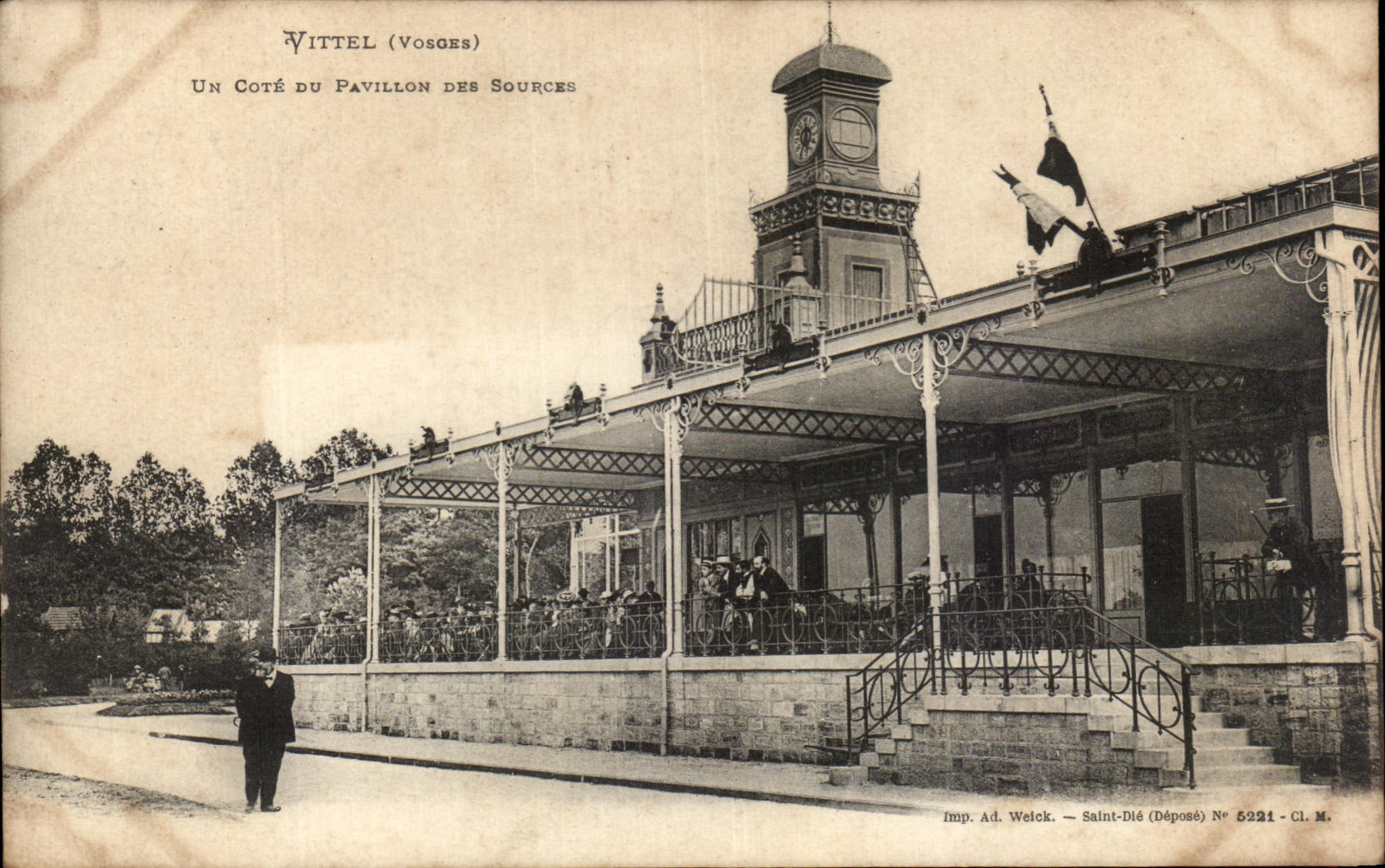 CPA Vittel a Dimension of the House of the Sources