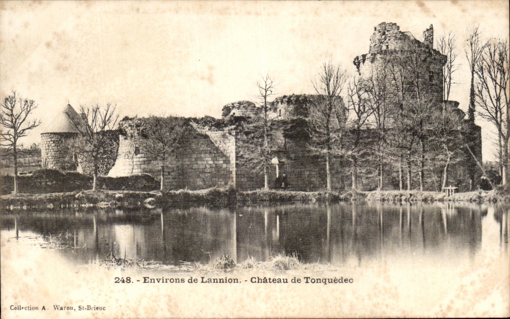 CPA Environs de Lannion Chateau de Tonquedec