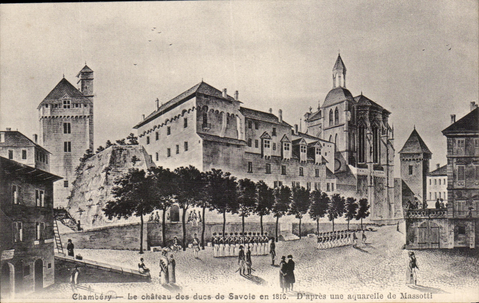CPA Chambery Le Chateau des duces de Savoie Massotti