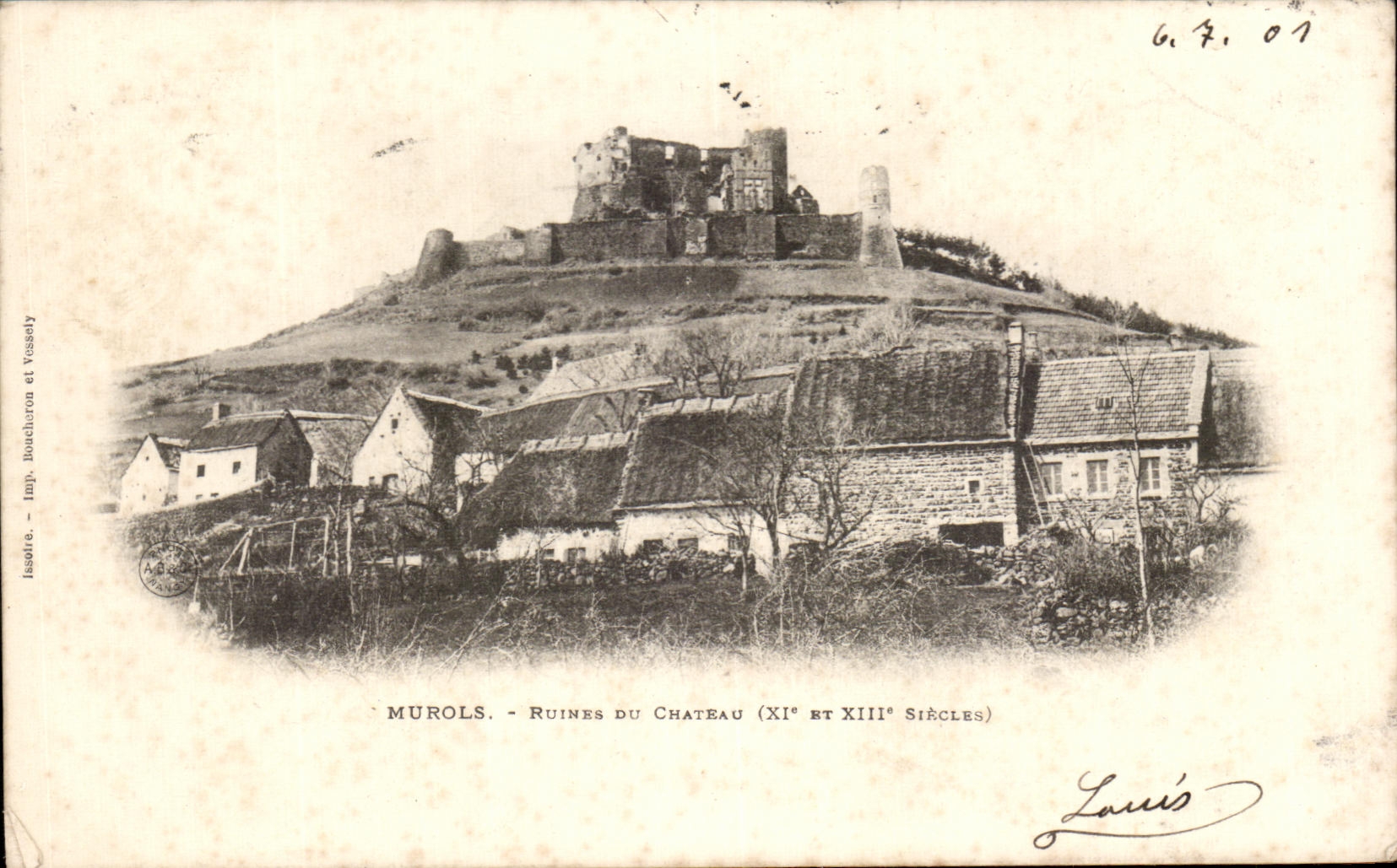 CPA Murols Ruins Of the Castle