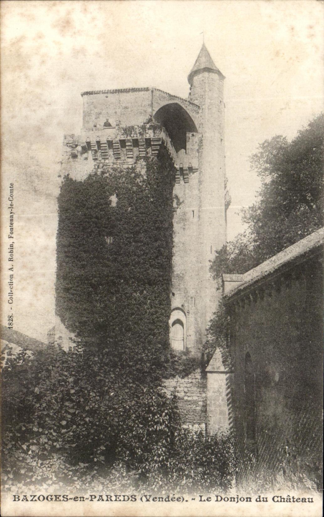 CPA Bazoges en Pareds Le Donjon du Chateau