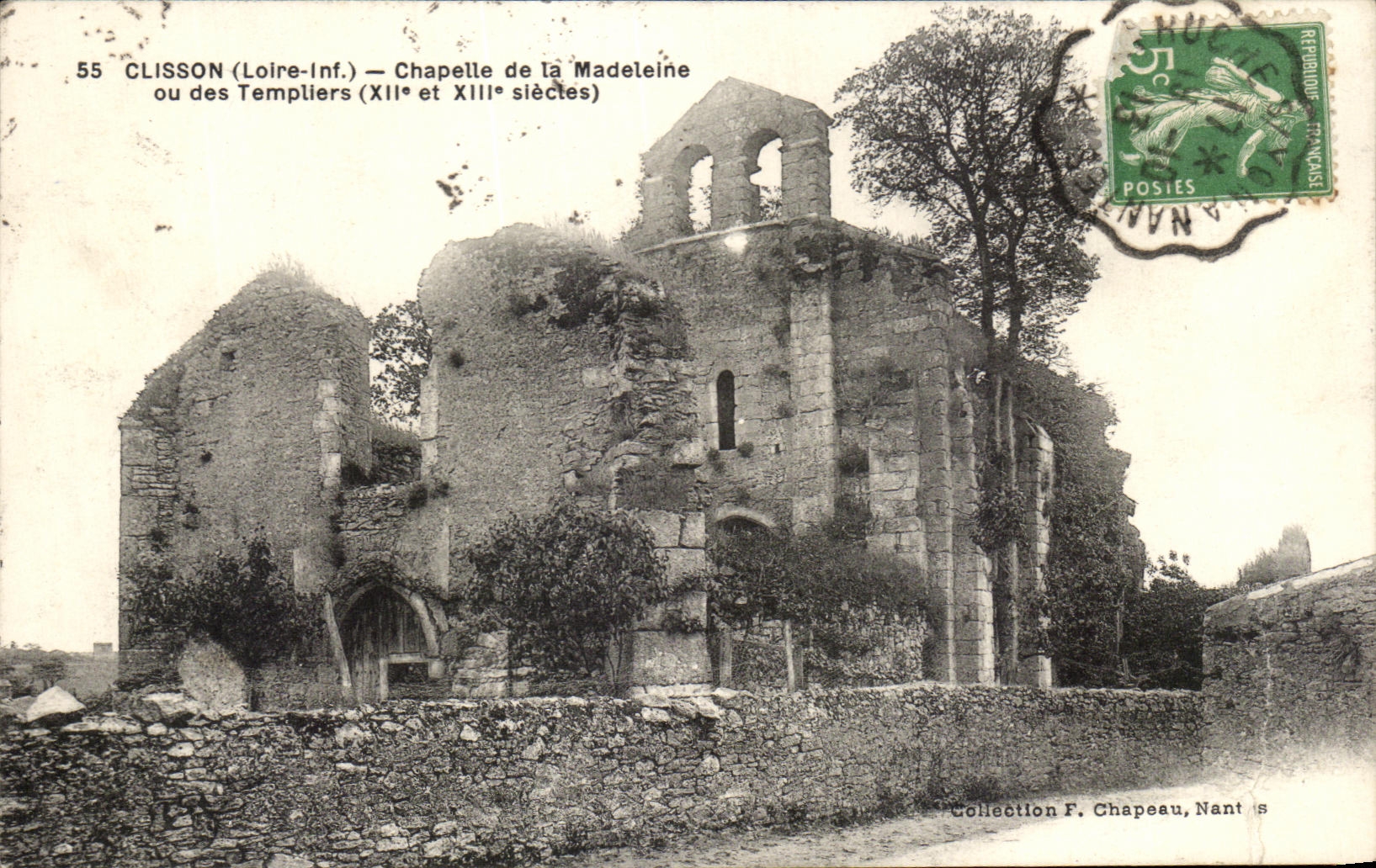Camara acorazada de CPA Clisson de la Madeleine o del Templiers