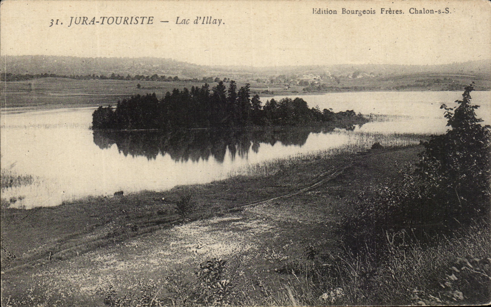 CPA Tourist Morez Lake Illay