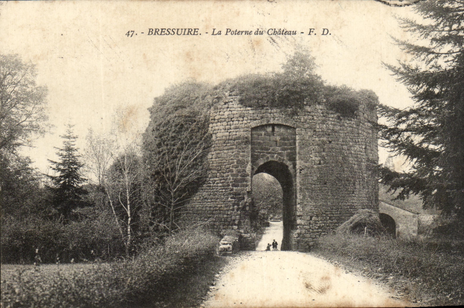 CPA Bressuire the Postern of the Castle
