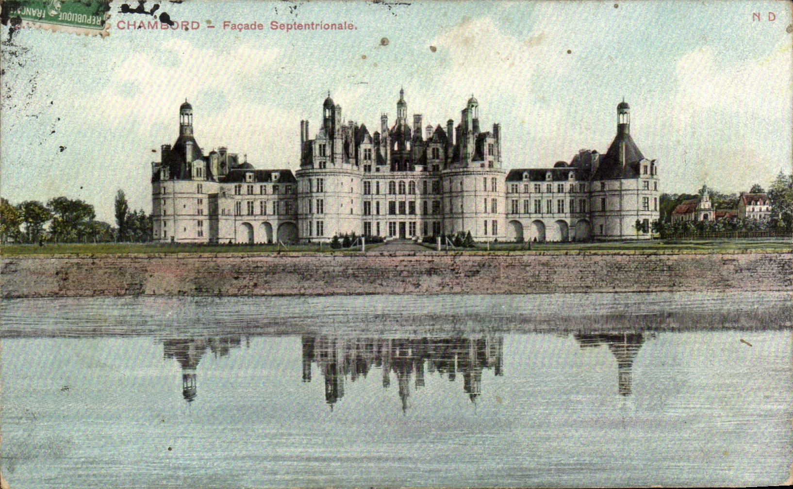 CPA Chambord Facade Septentrionals