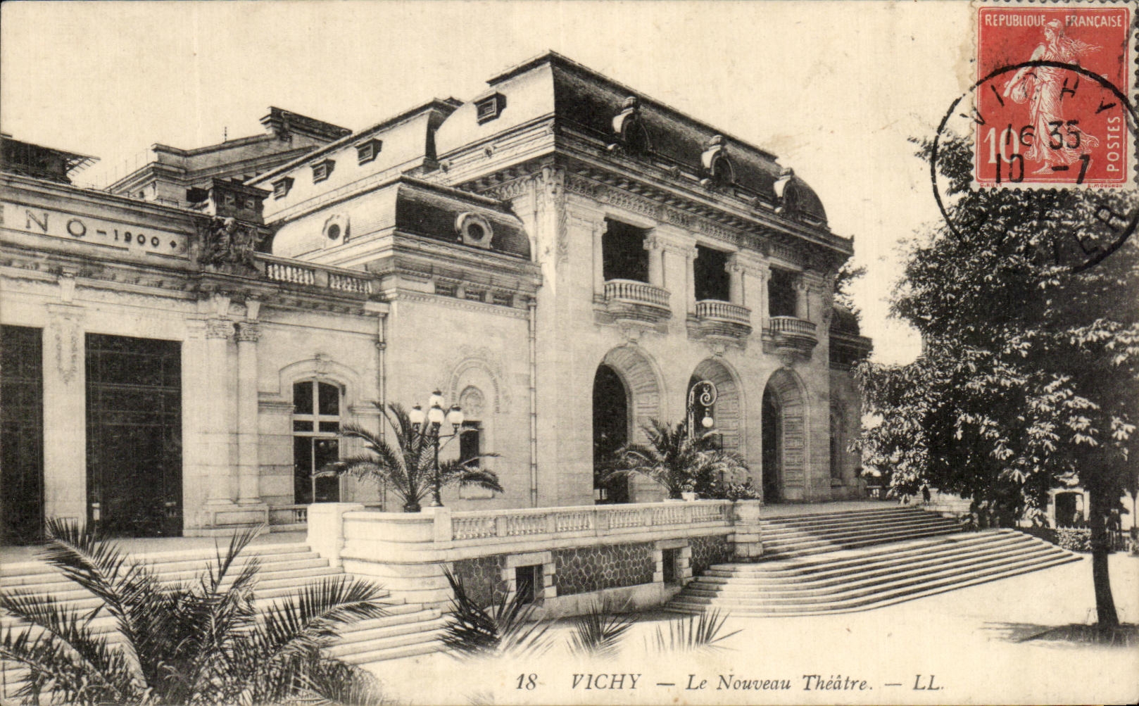 CPA Vichy the New Theater