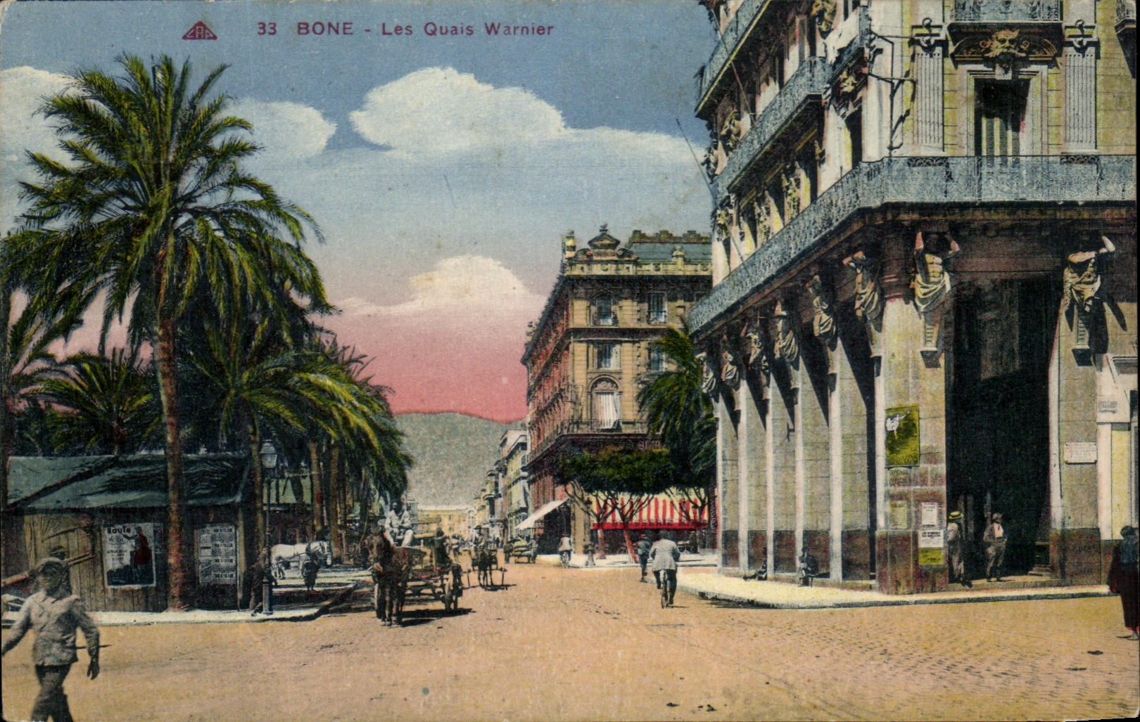 CPA Bone Les Quais Warnier Algerie