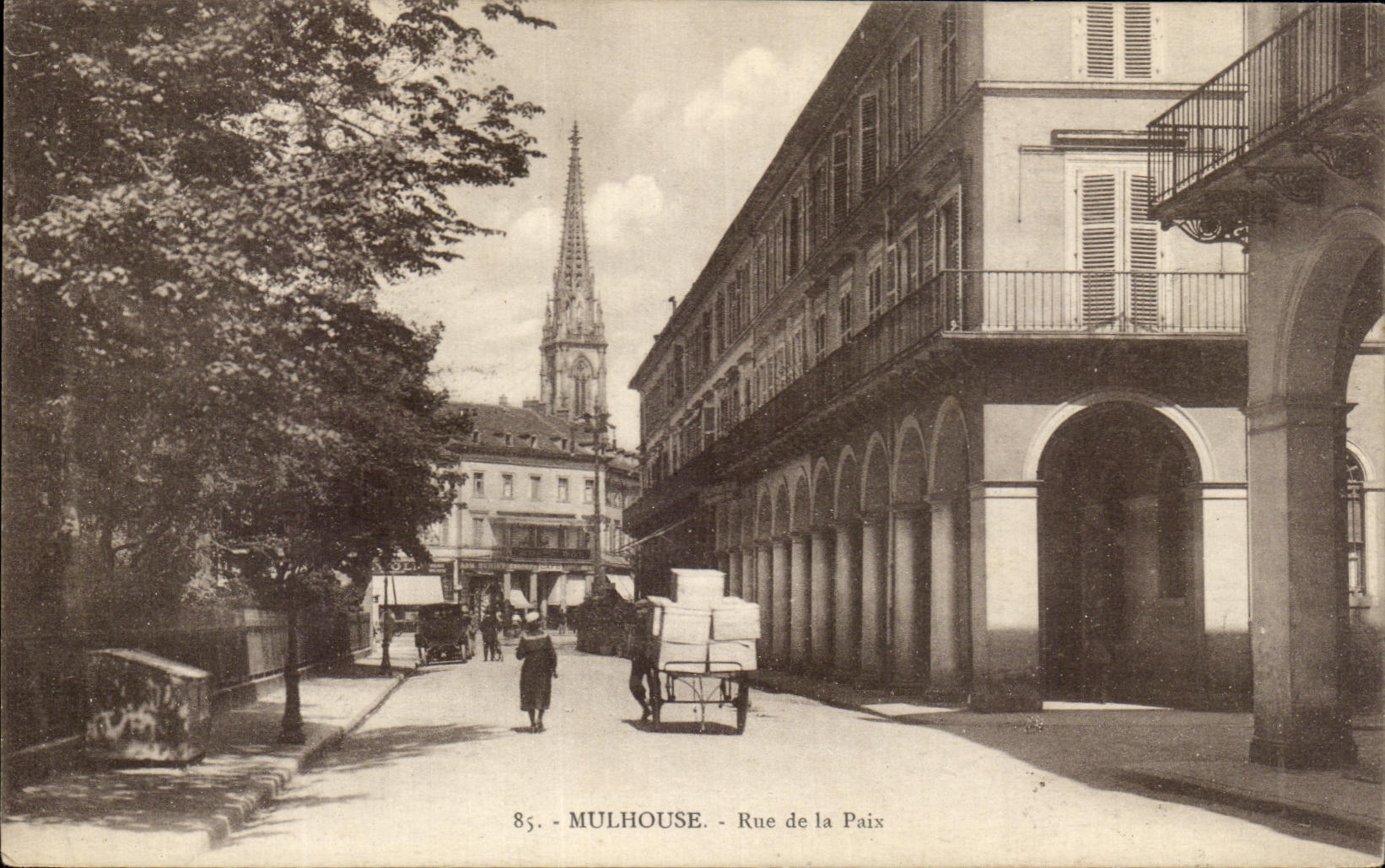 Calle de CPA Mulhouse de la paz