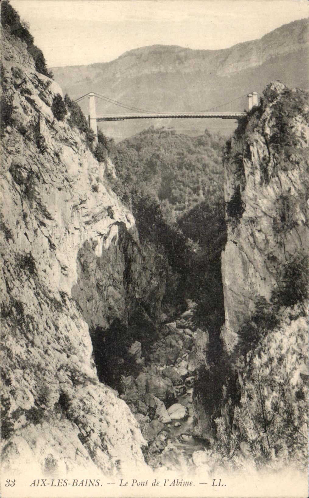 CPA Aix Les Bains Le Pont de L'Abine