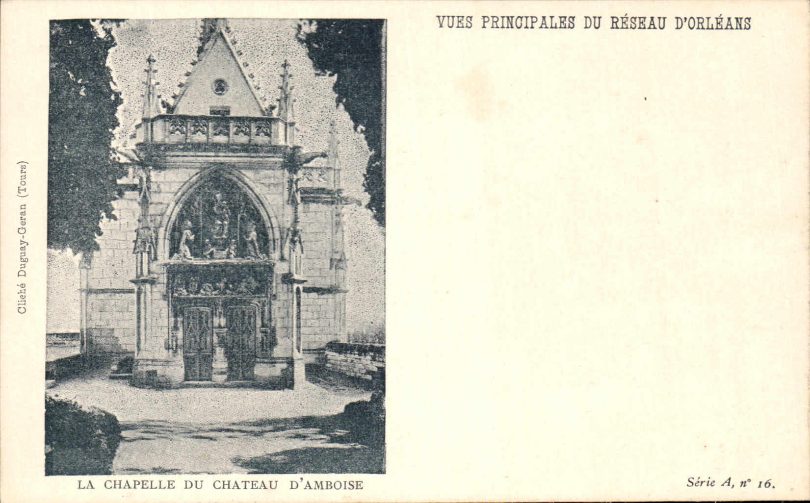 CPA La Chapelle Du Chateau d' Amboise