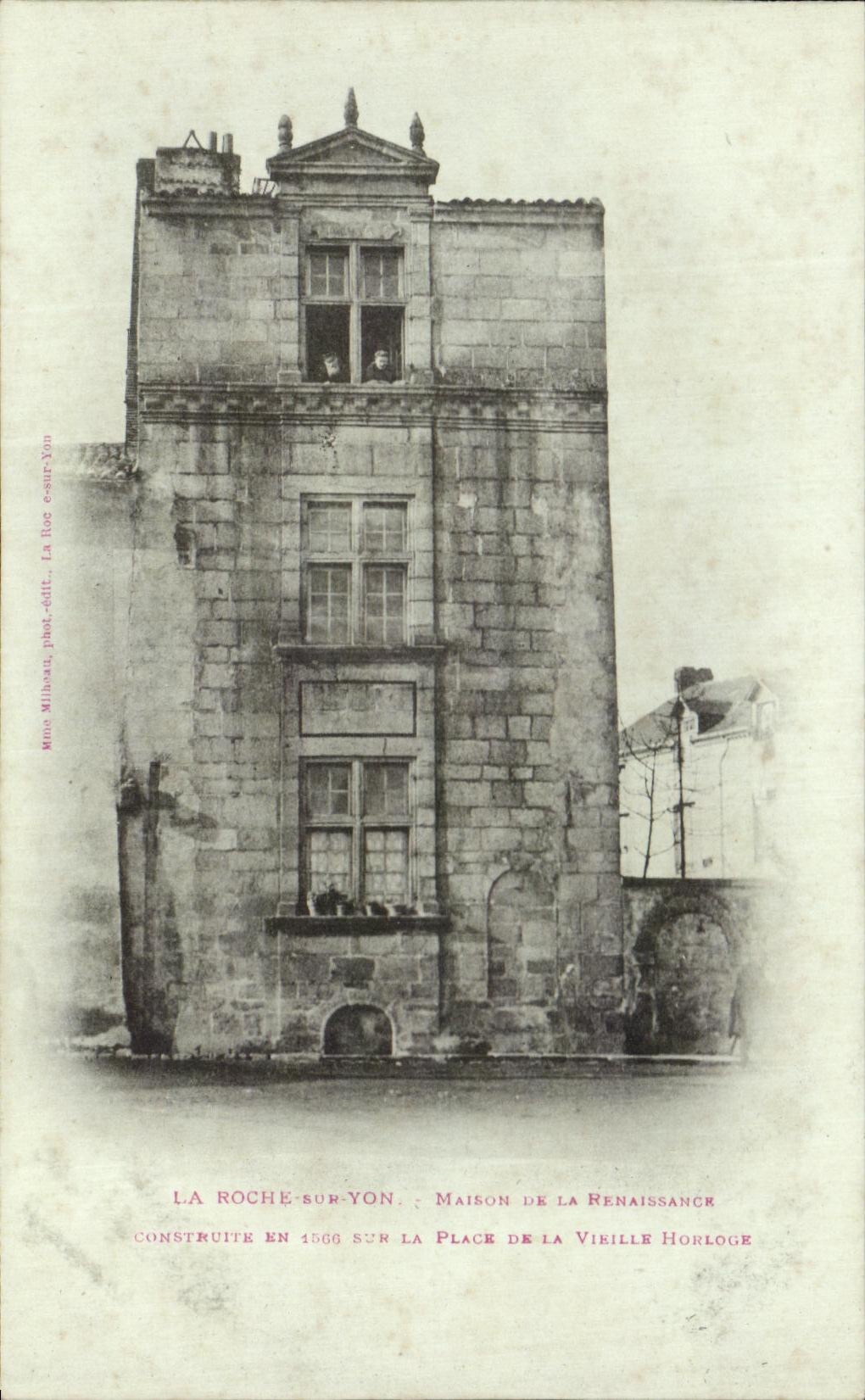 CPA the Rock On Yon House of Renaissance