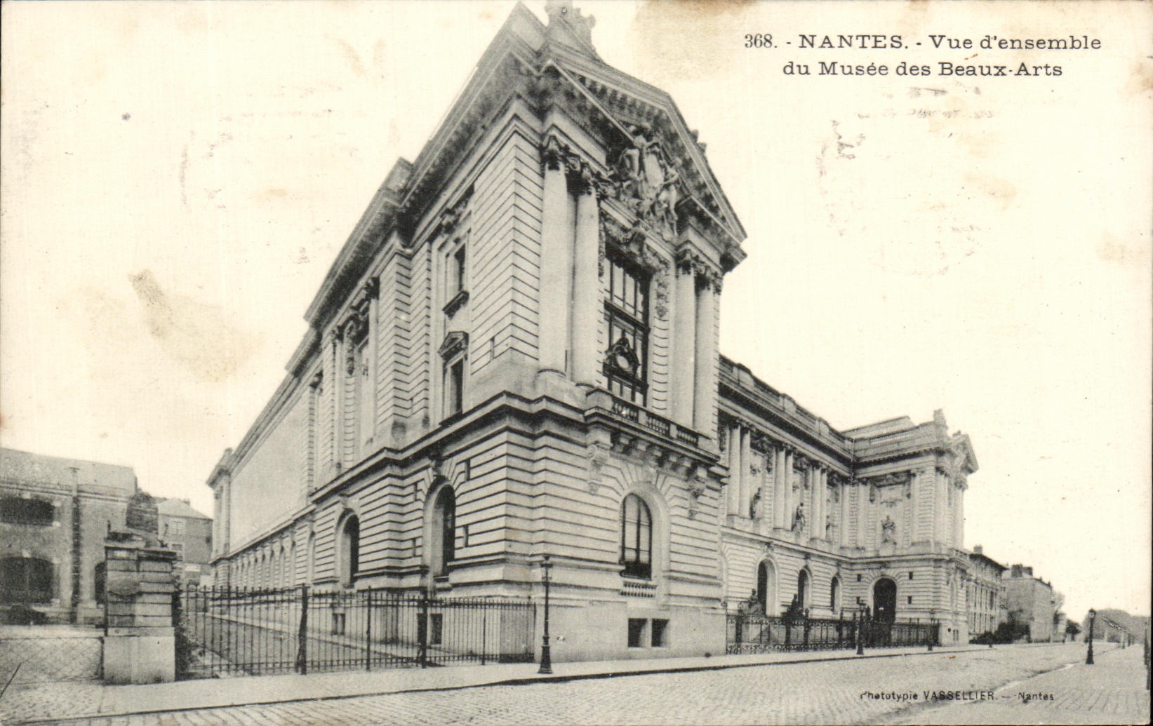 CPA Nantes Overall picture of the Museum of Beautiful arts