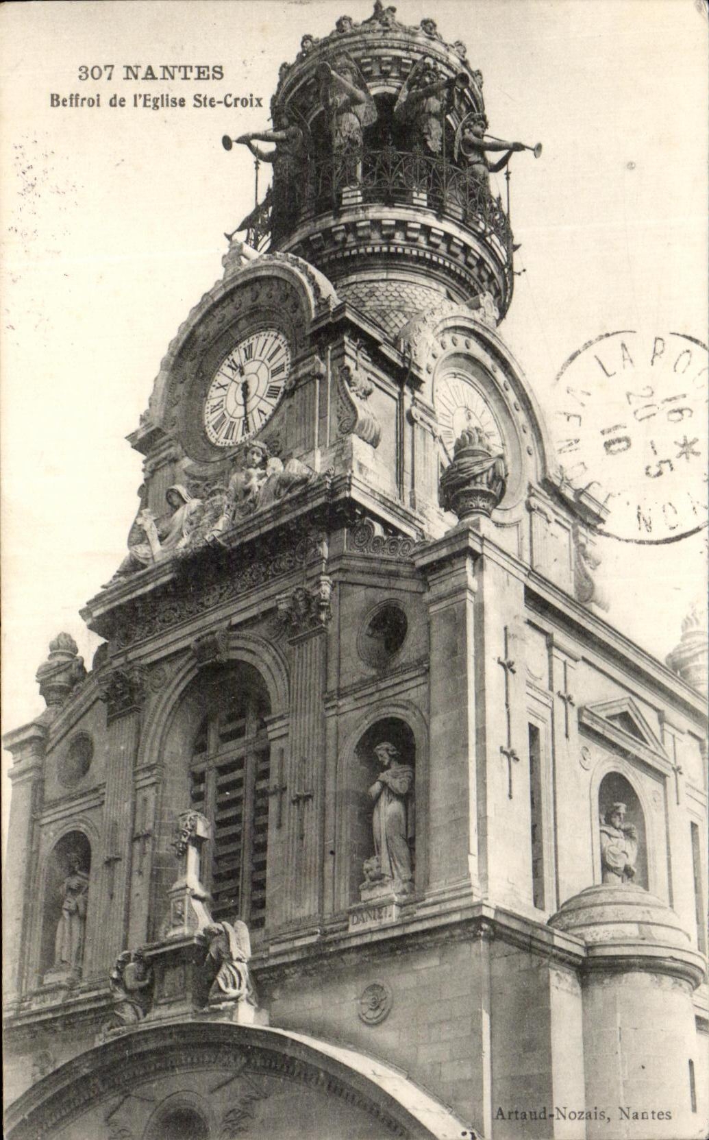 CPA Nantes Belfry of the Church co Cross