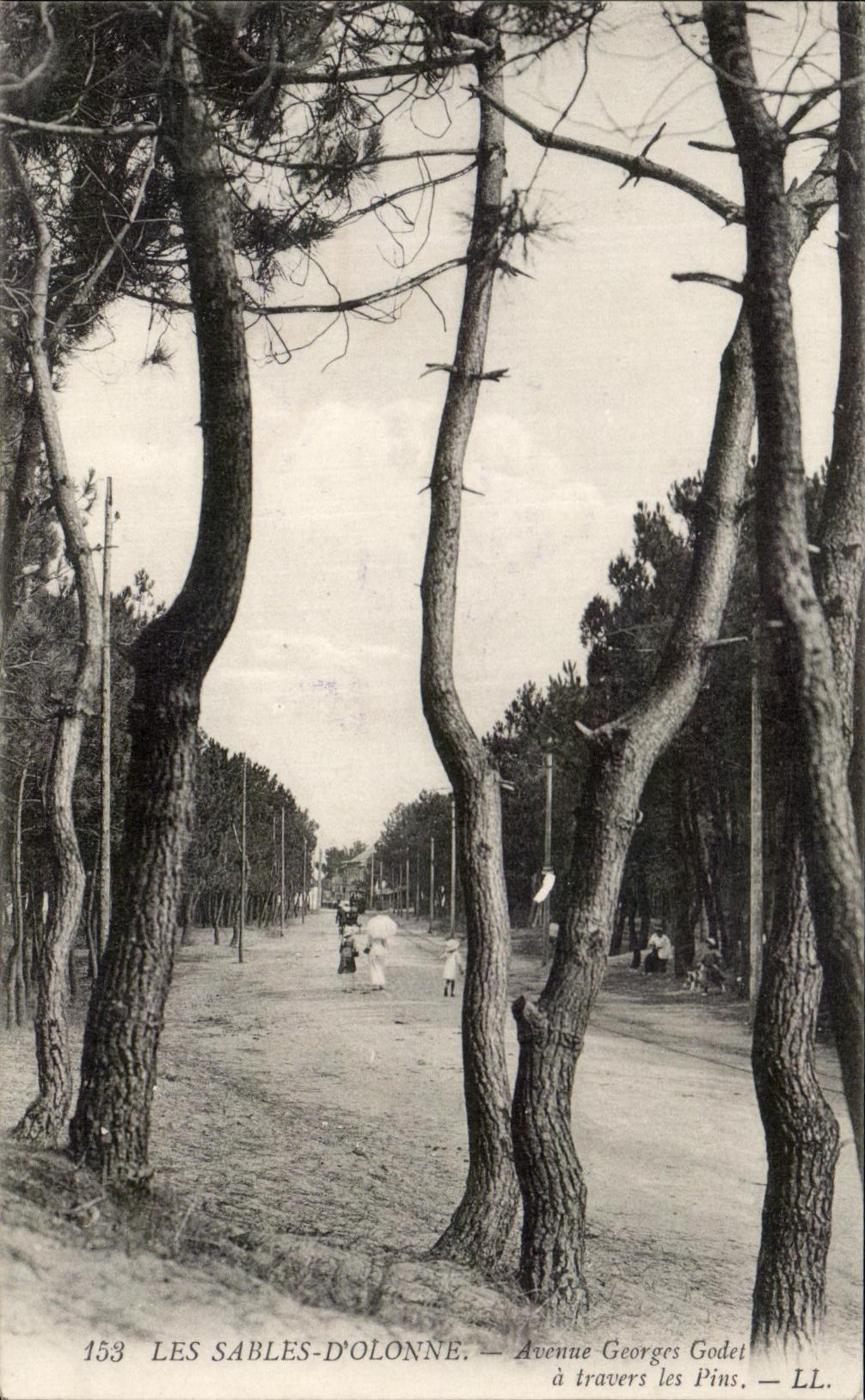 CPA Sands Of olonne Which occurred Georges Cup through the Pines