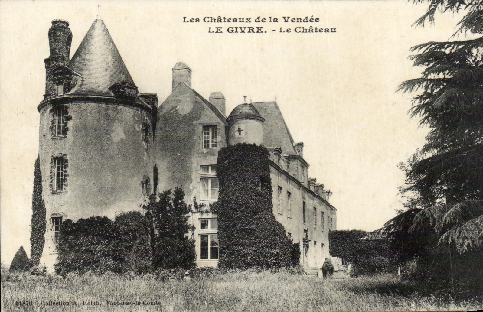 CPA Les Chateau de la Vendee Le Givre Le chateau