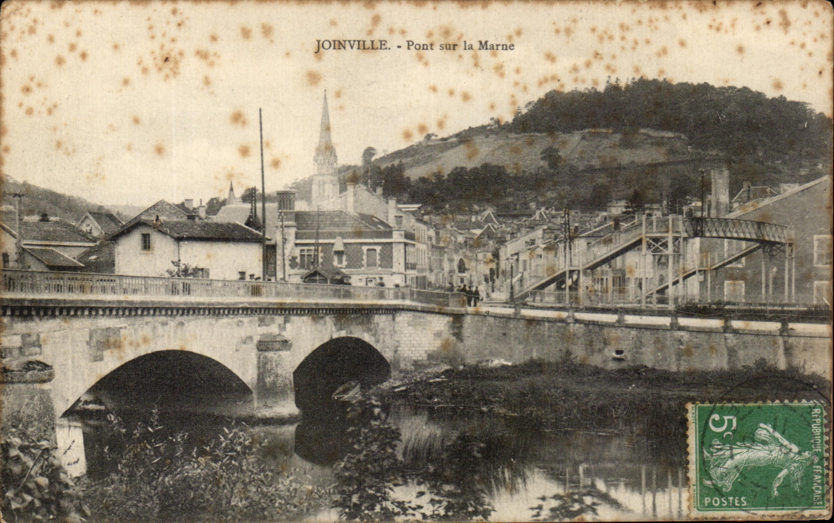 CPA Joinville Bridge On the Marne