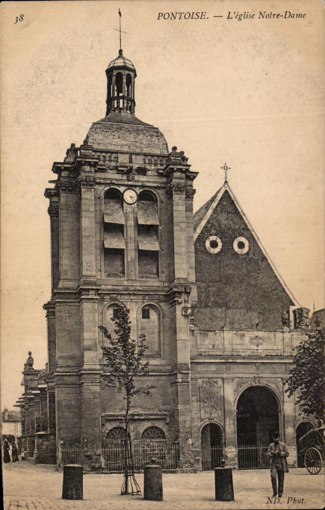 CPA Pontoise the Notre Dame Church