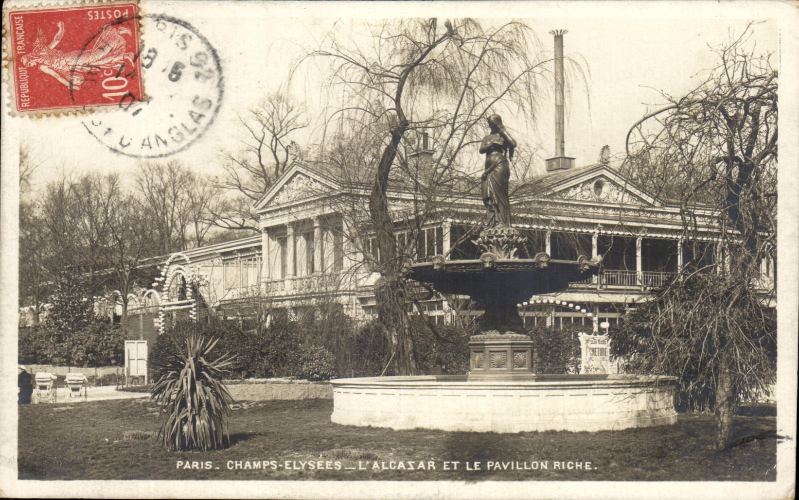 CPA Paris Champs Elysees l'Alcasar Et le pavillon Riche
