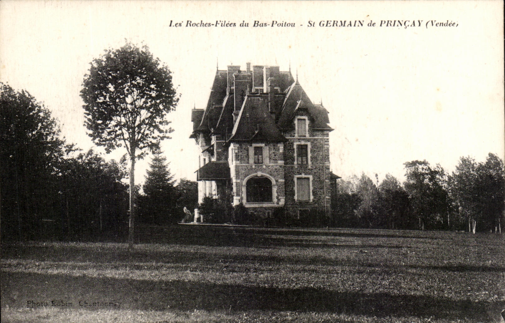 CPA Les Roches Filces du bas Poitou St Germain de Princay