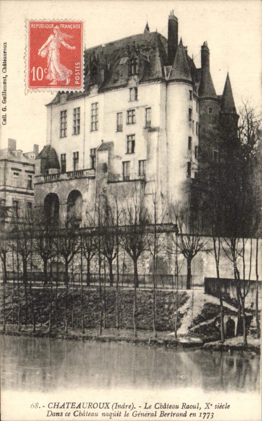 CPA Chateauroux Le Chateau Raoul Dans Chateau Naquit le General Berlrand