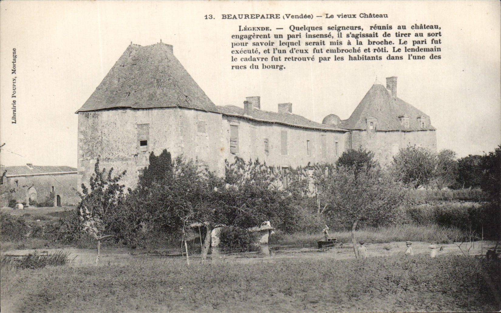 CPA Beaurepaire La Vieux Chateau 