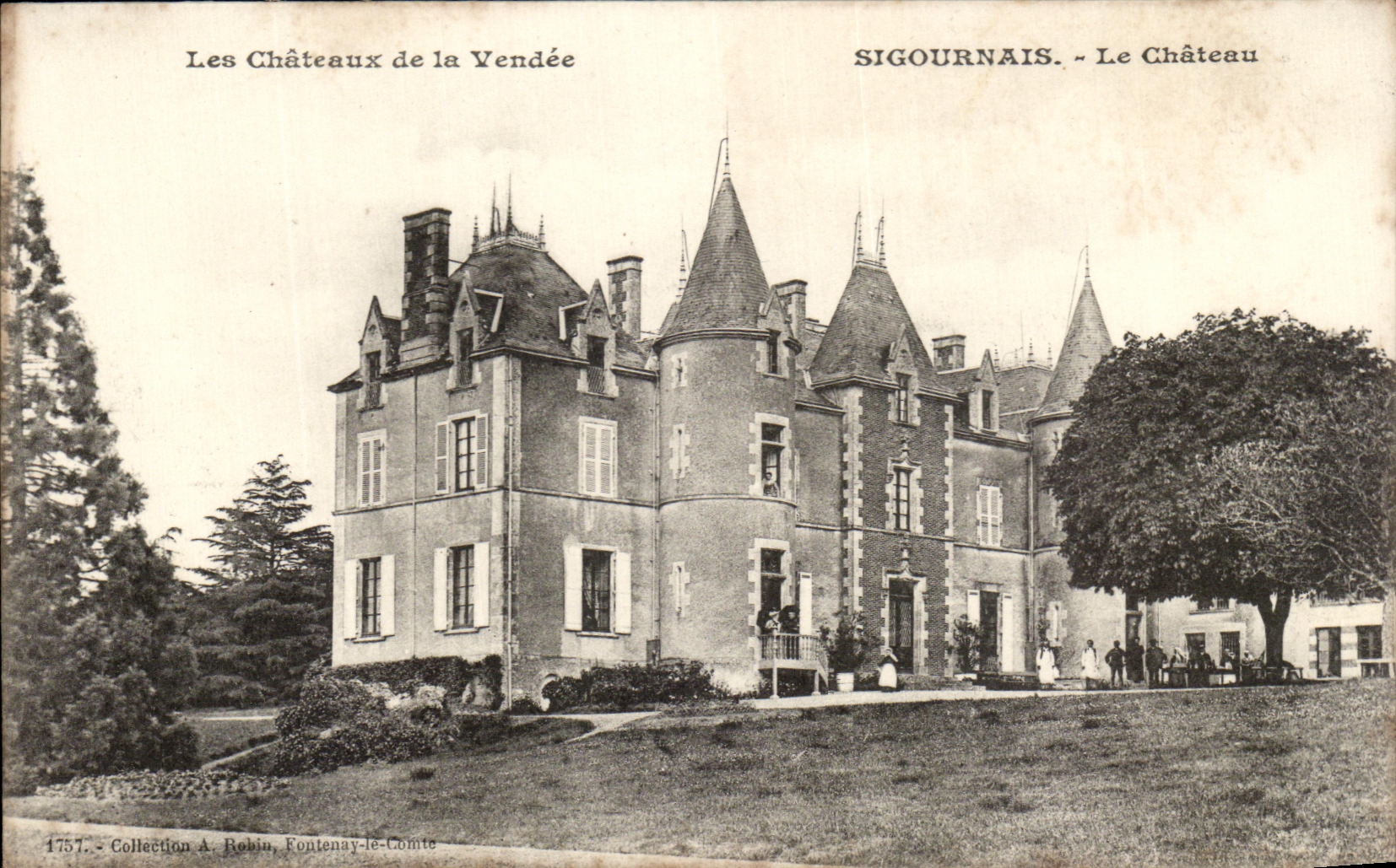 CPA Sigournais Le Chateau 